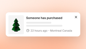 Sales notifications