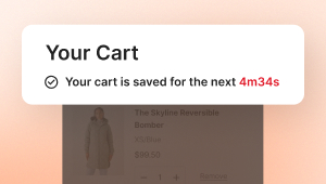 Cart countdown
