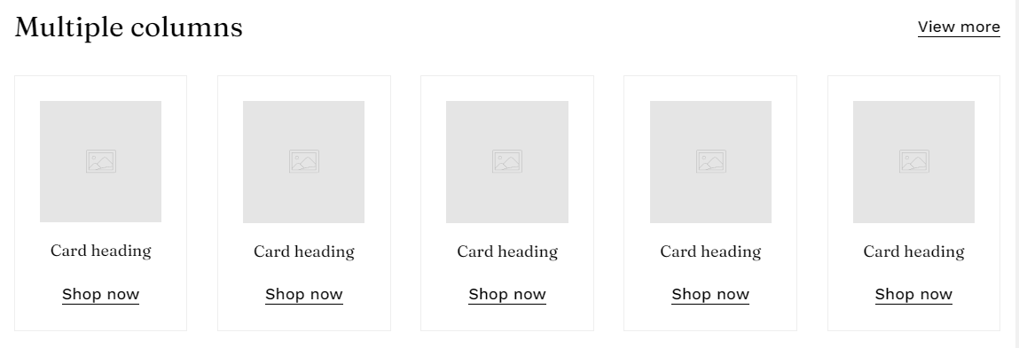 An example when the option 'Show border' is selected
